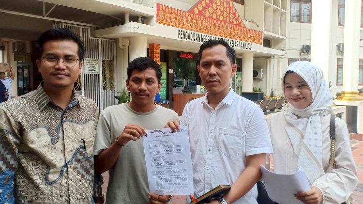 Ivan Zulham, warga Jejawi, Kabupaten OKI, Sumsel melayangkan gugatan ke Pengadilan Negeri (PN) Klas I Palembang/ist