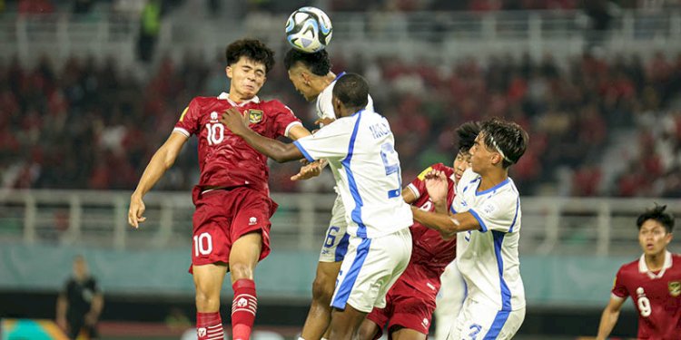 Tim U-17 Indonesia bertekad meraih kemenangan pertama saat menghadapi Maroko di Stadion Gelora Bung Tomo Surabaya pada Kamis malam nanti (16/11)/PSSI