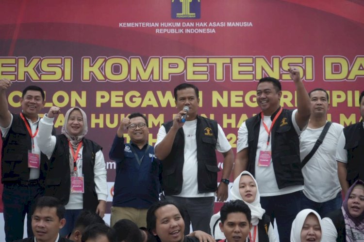 Pelaksanaan Seleksi Kompetensi Dasar (SKD) berbasis Computer Assisted Test (CAT) bagi Calon Pegawai Negeri Sipil (CPNS) di Kantor Wilayah Kementerian Hukum dan Hak Asasi Manusia Sumatera Selatan/ist