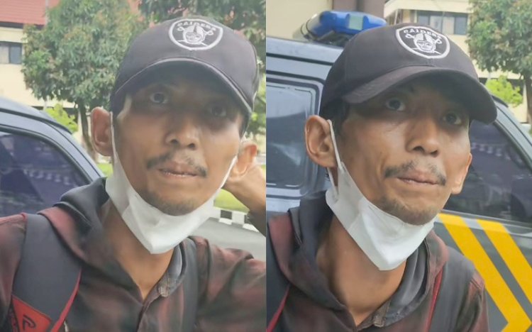    Sempat viral di media sosial TikTok seorang pria yang datang menyerahkan diri ke Polres Lubuklinggau dan mengaku telah melakukan tindak pencurian. (tangkapan layar)