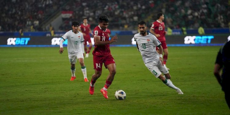 Timnas Indonesia dipaksa menelan pil pahit saat kalah telak 1-5 dari Irak, Kamis (16/11)/PSSI