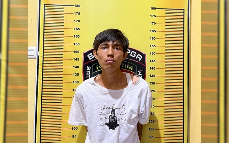  Diki Wahyudi (23) pelaku pencurian motor di Pagar Alam. (dok. Polisi)