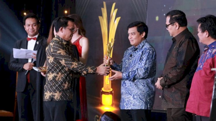 Badan Pembinaan Hukum Nasional Kementerian Hukum dan HAM (BPHN Kemenkumham) memperoleh penghargaan prestisius dalam Gatra Awards 2023 /ist