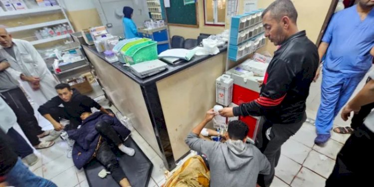 Pasien bergeletakan di RS Indonesia, Gaza bagian utara/Net