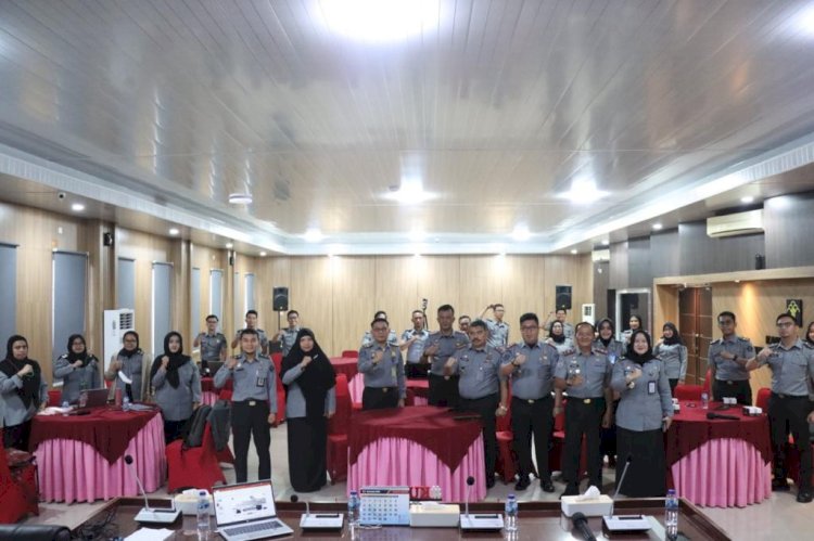 Dalam rangka optimalisasi reformasi birokrasi, Inspektorat Jenderal Kementerian Hukum dan HAM Republik Indonesia melakukan Penguatan sekaligus monitoring evaluasi Rencana Kerja Tahunan Reformasi Birokrasi /ist