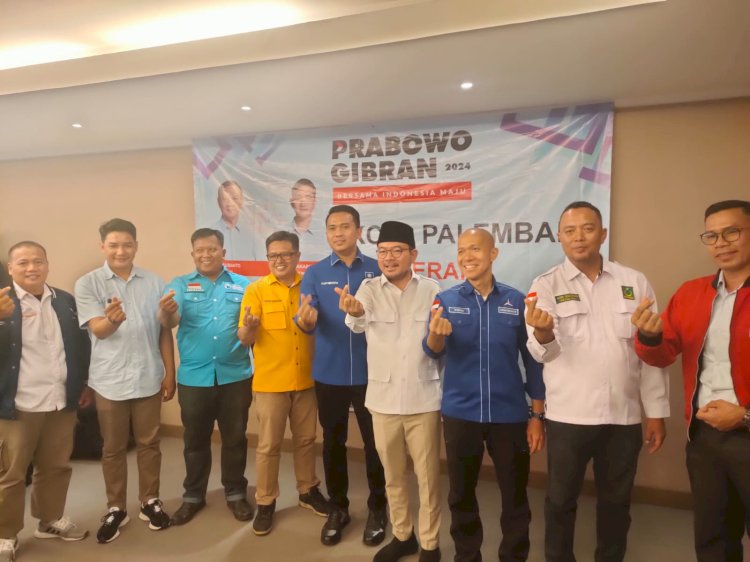Partai KIM pengusung dan pendukung Prabowo Gibran di kota Palembang sepakat menunjuk Ketua DPC Partai Gerindra  Palembang Prima Salam sebagai ketua TKD. (Ist/rmolsumsel.id)