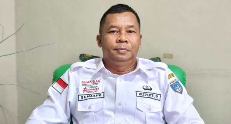 Inspektur Daerah OKU Timur,  Sumarno SH MH/ist