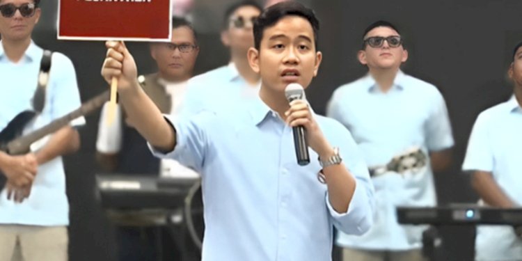 Calon wakil presiden Gibran Rakabuming Raka/Net