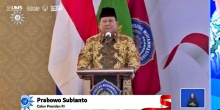 Calon presiden dari Koalisi Indonesia Maju (KIM) Prabowo Subianto/Net