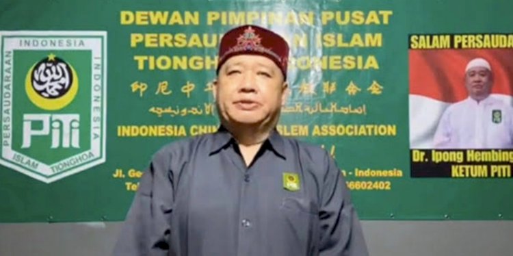 Ketua Umum Persaudaraan Islam Tionghoa Indonesia (PITI Persaudaraan), Ipong Wijaya Kusuma/Ist