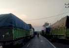 Takut Kena Razia, Ratusan Truk Batubara Banjiri Jalan Lintas dan Bikin Macet Dua Provinsi