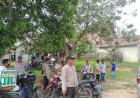 Polres Muara Enim Giat Pengamanan Kampanye Pemilu 2024 di Gelumbang