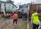 Bengkel Las di Baturaja Terbakar,  Mobil dan Motor Ikut Hangus Terpanggang