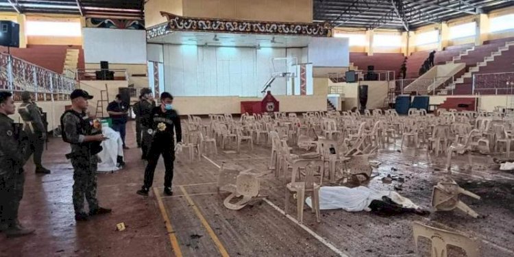 Ledakan di gym Universitas Negeri Mindanao, Filipina/Net