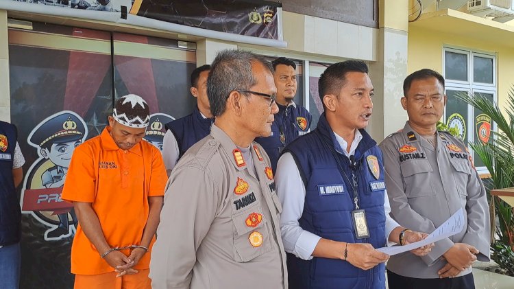 Polres OKI melakukan gelar perkara duel dua nelayan yang menyebabkan satu orang tewas. (ist/RMOLSumsel.id)