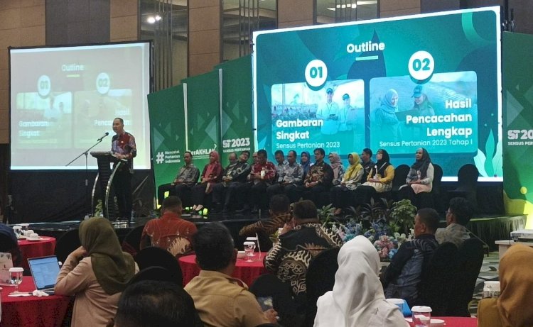 Pemaparan hasil sensus pertanian 2023 tahap pertama /ist