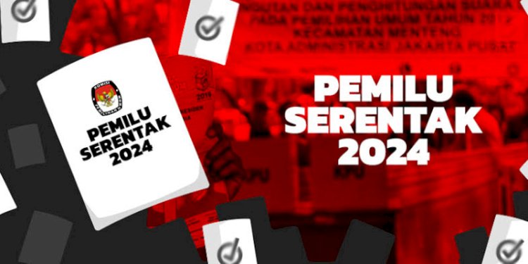 Ilustrasi Pemilu Serentak 2024. (ist/rmolsumsel.id)