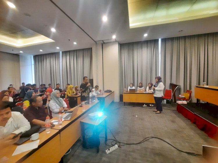 Universitas Terbuka Palembang menggelar workshop dengan tujuan meningkatkan kompetensi petugas Pokjar/Sentral Layanan Universitas Terbuka /ist
