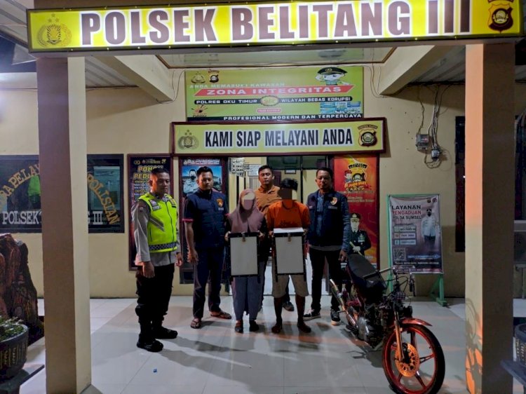 Dua pasutri pencuri kotak amal. (dok. Polisi)