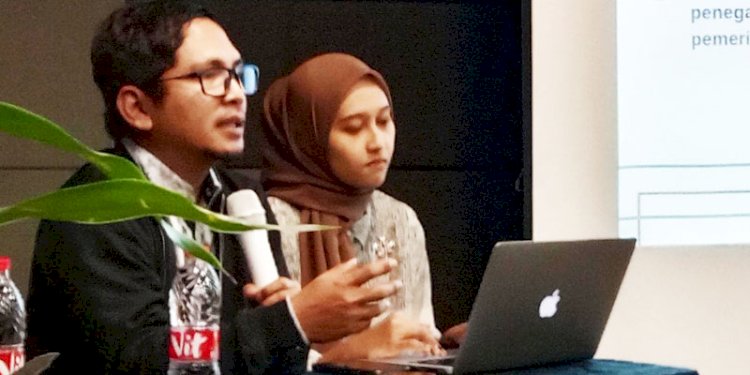Direktur Eksekutif Setara Institute, Halili Hasan (kiri), saat jumpa pers di Hotel Akmani, Jalan KH Wahid Hasyim, Jakarta Pusat/RMOL