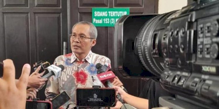 Wakil Ketua KPK Alex Marwata usai memberikan kesakdian di sidang praperadilan di PN Jakarta Selatan, Kamis (14/12)./RMOL