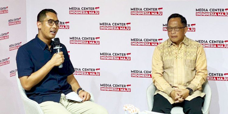 Mendagri Tito Karnavian saat diskusi bertajuk 'Ada Apa dengan Daerah Khusus Jakarta?', di Media Center Indonesia Maju, Menteng, Jakarta Pusat, Selasa (19/12)/Ist