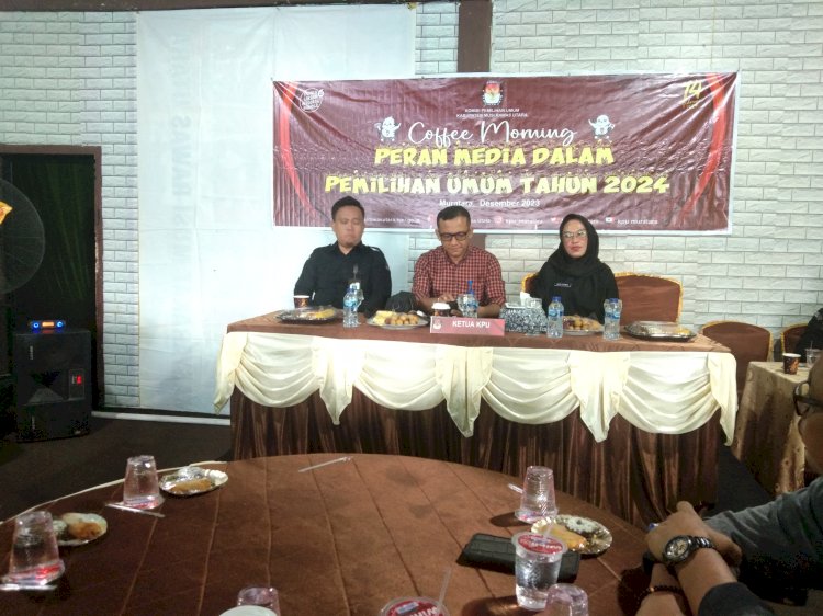 Coffee Morning yang digelar oleh KPUD Muratara. (ist/rmolsumsel.id) 