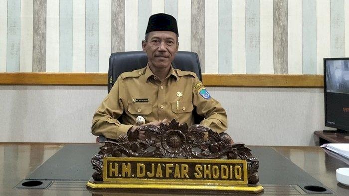 Bupati OKI defenitif Djafar Shodiq/Foto:Hari Wijaya