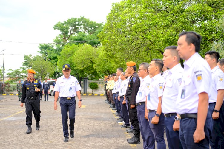 Apel gelar pasukan PT KAI Divre III Palembang untuk persiapan mudik Nataru. (ist/RMOLSumsel.id)