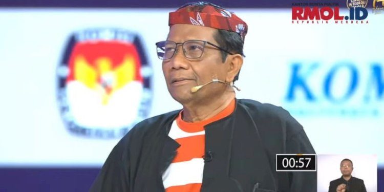 Calon wakil presiden nomor urut 3 Mahfud MD/Net