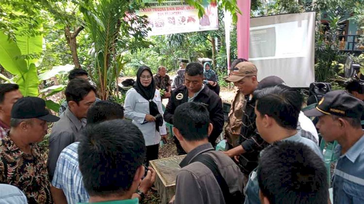 Acara Diseminasi Inovasi Budidaya Madu Trigona oleh Kelompok Empat Lawang Honey dengan menghadirkan narasumber dari Universitas Bengkulu/Foto:Salim