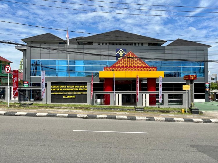 Kantor Wilayah Kementerian Humum dan HAM Sumatera Selatan/ist