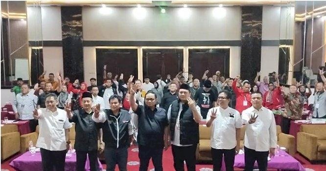 Konsolidasi Tim Pemenangan Daerah (TPD) dan Tim Pemenangan Cabang (TPD) se Sumsel di Hotel Grand Daira Palembang/ist
