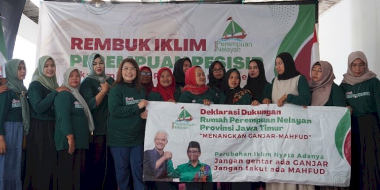Rembuk Iklim Perempuan Nelayan Se-Jawa Timur deklarasikan dukungan ke pasangan Capres-Cawapres Ganjar Pranowo-Mahfud MD/Ist
