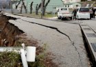 Jepang Diguncang Gempa7,6 Magnitudo, 16 Orang Dilaporkan Tewas