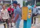 Tunggak Pajak Selama 2 Tahun hingga Rp 600 Juta,  Lahan Parkir Ruko di Jalan Rajawali Palembang Disegel