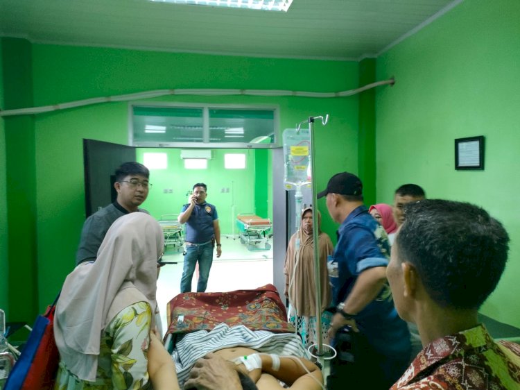 Korban alami luka tembak saat dilarikan ke RS Siti Aisyah Lubuklinggau/ist