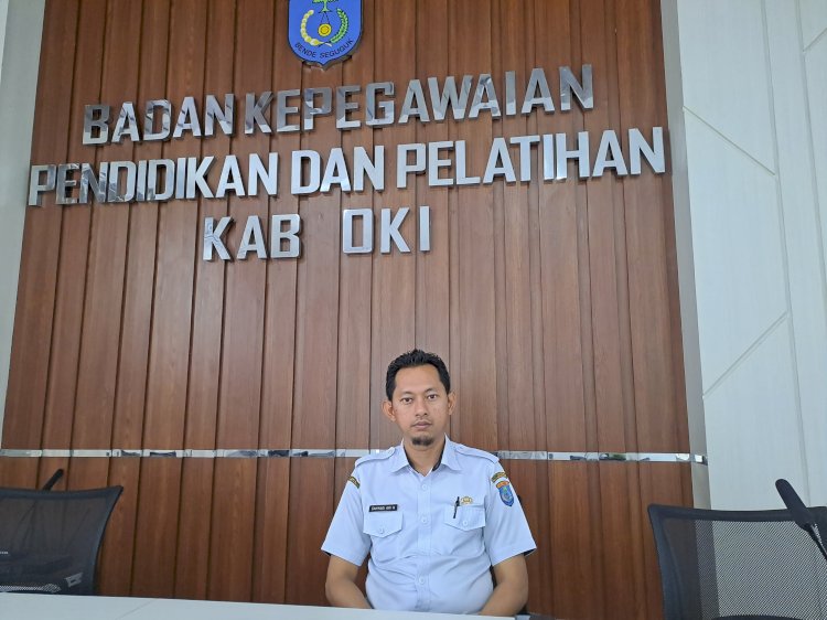 Kabid Pengadaan dan Informasi BKPP OKI, Cahyadi Ari. (Hari Wijaya/RMOLSumsel.id)