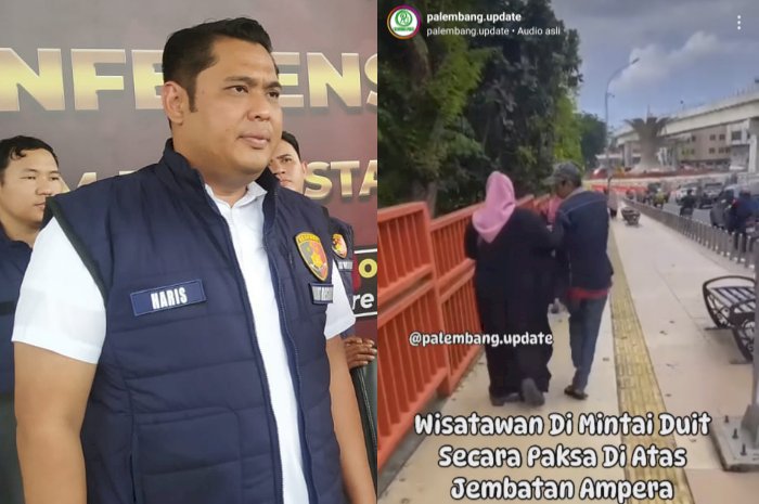 Kasat Reskrim Polrestabes Palembang AKBP Haris Dinzah. (Kolase/RMOLSumsel.id)