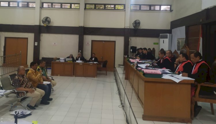 Sejumlah saksi dihadirkan JPU dalam sidang lanjutan kasus dugaan korupsi PT SBS oleh PTBA melalui anak usahanya PT BMI di Pengadilan Negeri Palembang. (ist/rmolsumsel.id)