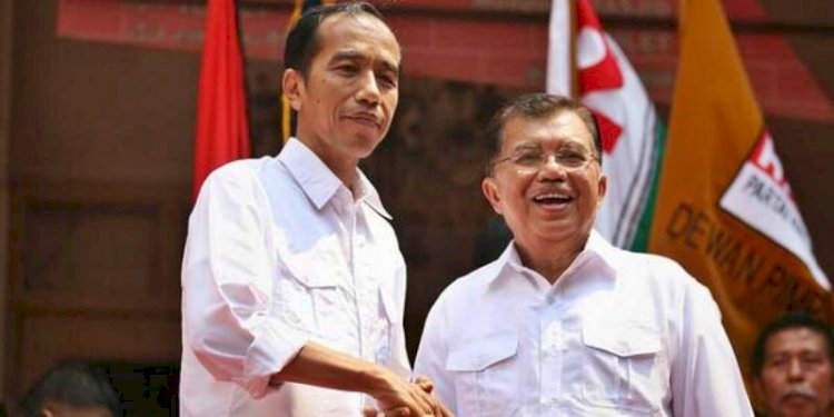 Kebersamaan Presiden Joko Widodo dan Wakil Presiden ke-10 dan ke-12 Jusuf Kalla/Net