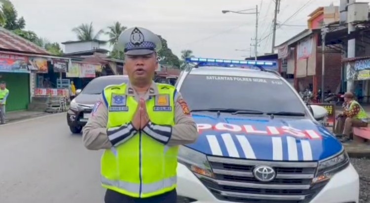 Imbauan disampaikan Aipda Rinto Wijaya.(dok. Polisi)