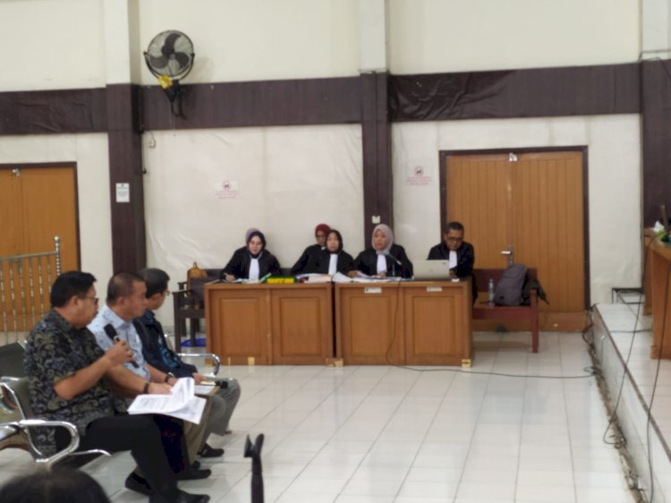    Mantan Panglima TNI Jadi Saksi Kasus Akuisisi PT SBS di Pengadilan Negeri Palembang. (Yosep Indra Praja/RMOLSumsel.id)