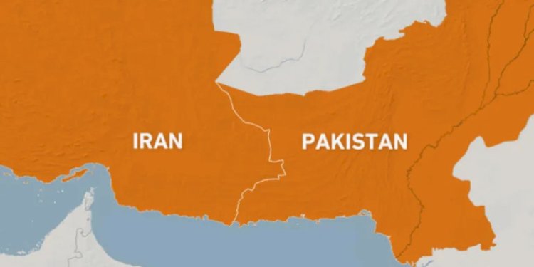 Peta Iran dan Pakistan
