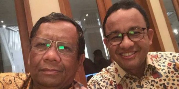 Mahfud MD dan Anies Baswedan/Net