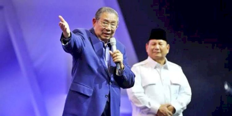 Susilo Bambang Yudhoyono dan Prabowo Subianto/Net
