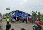 Bus Putra Remaja Dihantam Kereta Babaranjang di OKU Timur, Begini Kondisi Penumpang