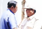 Temui SBY, Prabowo Apresiasi Kerja Demokrat Kawal Suara Jatim