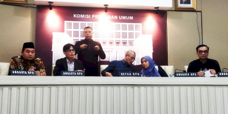 Konferensi Pers KPU RI terkait pembahasan durasi Debat Capres/RMOL