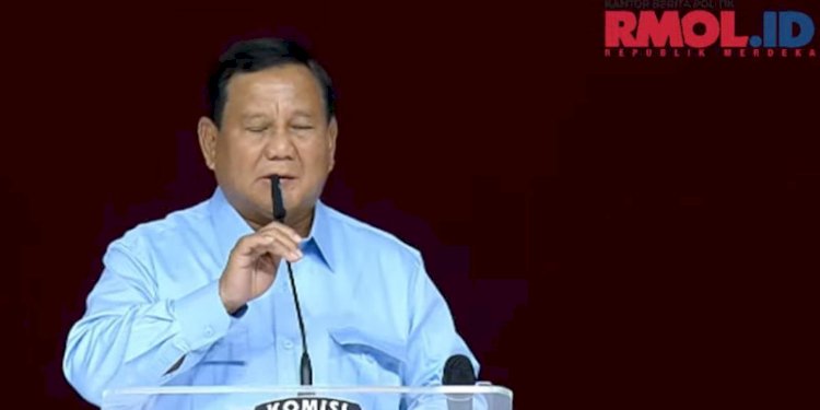 Capres nomor urut 2, Prabowo Subianto. (ist/rmolsumsel.id)